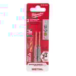 Metric Shockwave Titanium Red Helix 2.5mm