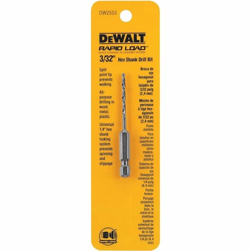 3/32 in Hex Shank Drill Bit