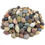 40 lbs River Rocks for Landscaping, 1-2 Inch Decorative Stones Pebbles for Plants, Garden, Paving Crafting, Walkways and Outdoor Yards