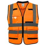 Class 2 High Visibility Orange Performance Safety Vest - 4XL/5XL