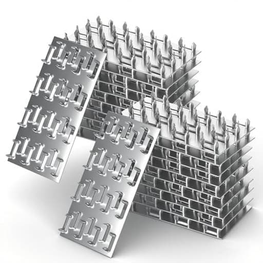 60 Pack 4"x2" Pronged Truss Plates with 8mm Nail Teeth, Galvanized Steel Flat Mending Plates Repair Tie Plate Bracket Thickness 1mm, for Timber Roofing Wood Truss Connector Plate