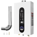 Tankless Water Heater Propane Gas, 14L Instant Hot Water Heater with Fahrenheit Digital Display, Indoor Installation Up to 3.7GPM, 95540BTU