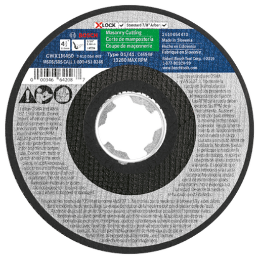 X-LOCK small angle grinder wheel (Type 1A / ISO 41)