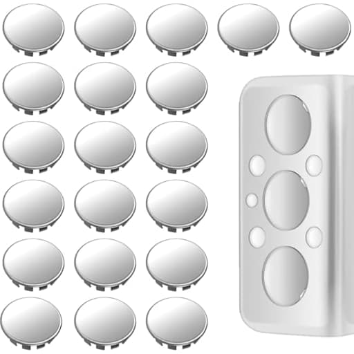 20 Pcs Seal Electrical Box Knockout,Electrical Box Knockout Plugs,Removable Electrical Box Knockout Round Electrical Panel Knockout Plugs,Sizes,for Closure Unused Box Outlets.