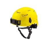 BOLT Yellow Vented Safety Helmet