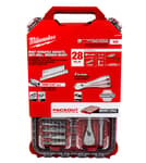 3/8” Drive Ratchet & Socket Set with Low-Profile Compact Organizer - SAE