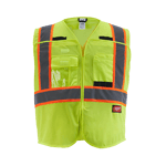 Class 2 High Visibility Mesh Safety Vest - 4XL/5XL