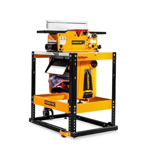 UT1012C 13 Inch Benchtop Thickness Planer, 6 Inch Benchtop Jointer with Flip Top Tool Stand