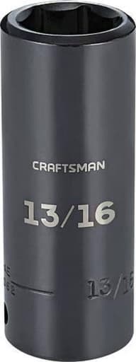 1/2-in Drive 13/16-in SAE Deep Impact Socket