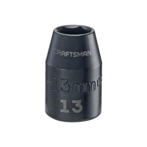 1/2-in Drive 13mm Metric Impact Shallow Socket