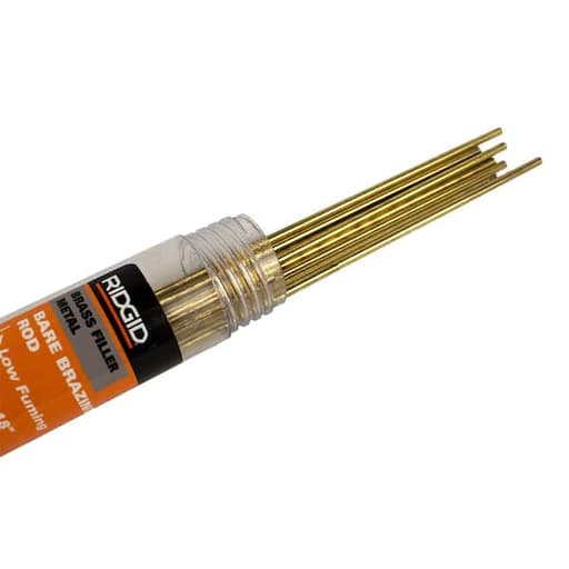 1/8 in. x 18 in. Low Fume Brass Brazing Rod