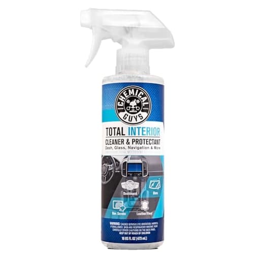 Total Interior Cleaner & Protectant, Cleans & Protects Leather, Vinyl, Plastic, Rubber & Glass Streak-Free Finish for Cars, Trucks, SUVs, RVs & More - 16 oz
