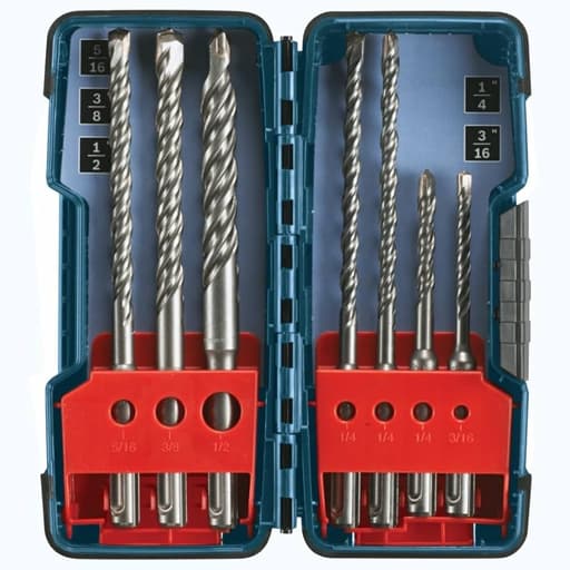 SDS-plus Bulldog Rotary Hammer Drill Bit Sets