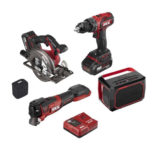PWR CORE 20 Brushless 20V 4-Tool Combo Kit