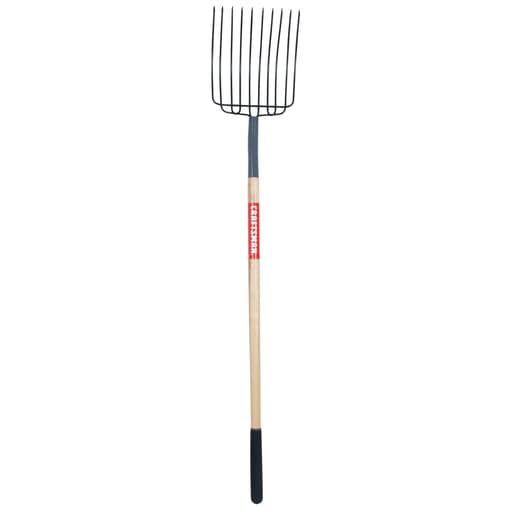 Wood Handle Bedding And Mulch Fork