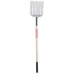 Wood Handle Bedding And Mulch Fork
