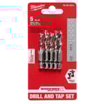 SHOCKWAVE 5 pc SAE Impact Drill Tap Set