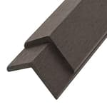5X Decking Angle Trims Hardware Aluminum Building Materials Flooring Carpet L Profile Deck Edge Decking Corner Trim WPC Dark Brown