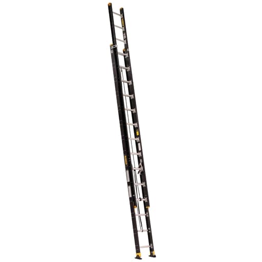 24' Lightweight Fiberglass Extension Ladder