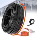 3FT~200FT Heat Tape for Water Pipes, -40°F Deicing Heating Cable, Freeze Protected Water Pipe Heating Cable, Heated Water Hose, Plumbing Fixtures, 120V 5W/ft（6FT）