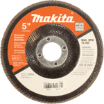 5" x 7/8" Multi-Disc, 120 Grit, Angled Type 29