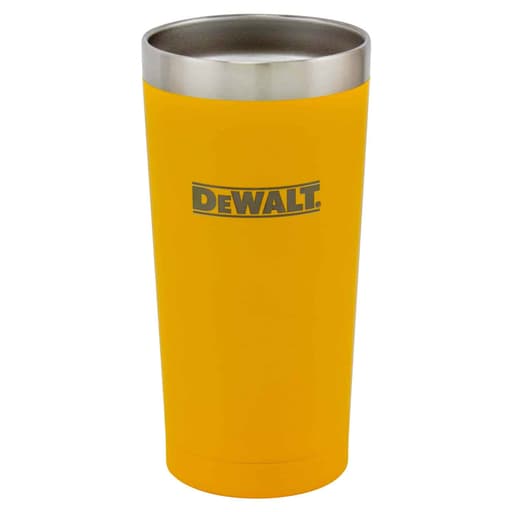 20 oz Yellow Powder Coated Tumbler