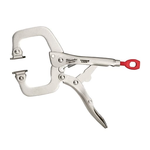 6" Torque Lock Locking C-Clamp Swivel Jaws