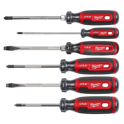 6PC Cushion Grip Screwdriver Set