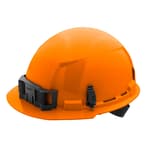 Front Brim Hard Hat with 4-Point Ratcheting Suspension