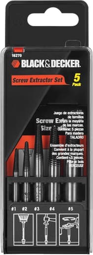 5-Piece Screw Extractor Set