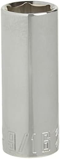 1/4-in Drive 9/16-in 6 Point SAE Deep Socket
