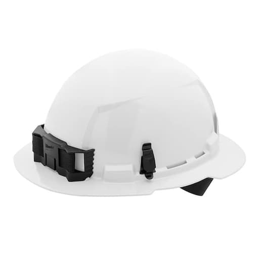 Full Brim Hard Hat with 4pt Ratcheting Suspension