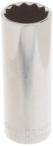 1/2-in Drive 7/8-in 12 Point SAE Deep Socket