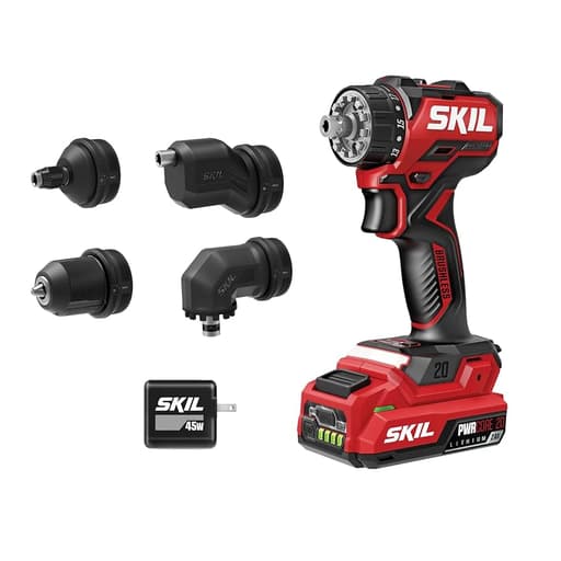 Brushless 20V Compact Multi-Head Drill Driver Kit