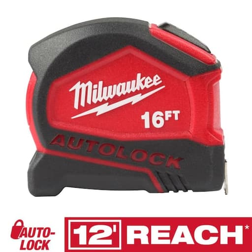 Compact Auto-Lock Tape Measure