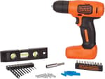 8V MAX Cordless Drill + 43 Pc Home Decor Project Kit