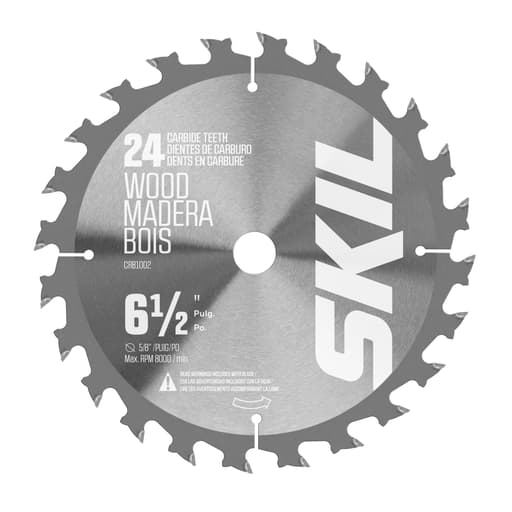 6-1/2 in. 24-tooth carbide circular saw framing blade (3-pack)
