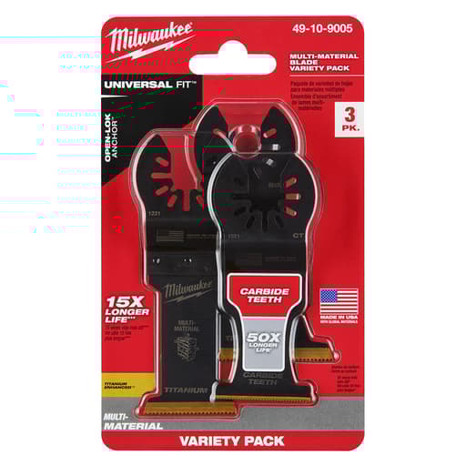 Multi-Material Multi-Tool Blade Variety Pack