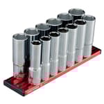 1/2 in Drive Metric Deep 6-Point Socket Set (13 pc)