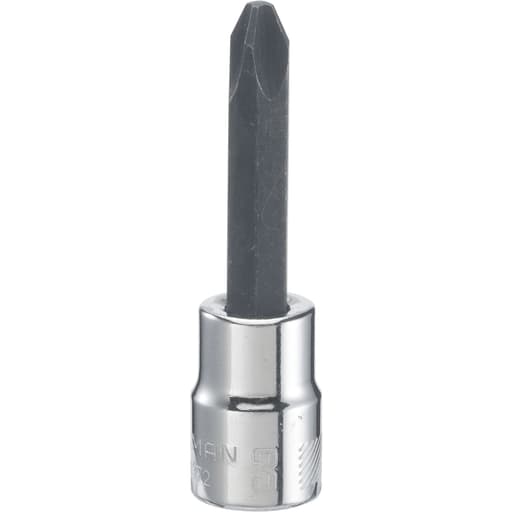 3/8-in Drive Phillips #3 Screwdriver Bit Socket