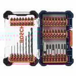 40 pc Driven Impact Screwdriving and Drilling Custom Case Set