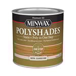 PolyShades Wood Stain + Polyurethane Finish – ½ Pint, Classic Oak, Satin