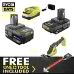 18V ONE+ Lithium Starter Kit with Free Shear/Shrubber