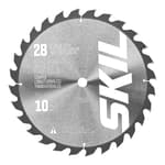 10 In. 28-Tooth Carbide Tipped General Purpose Circular Saw Blade