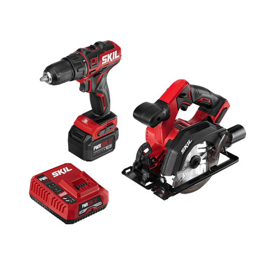 Brushless 12V Drill Driver & Circular Saw Kit