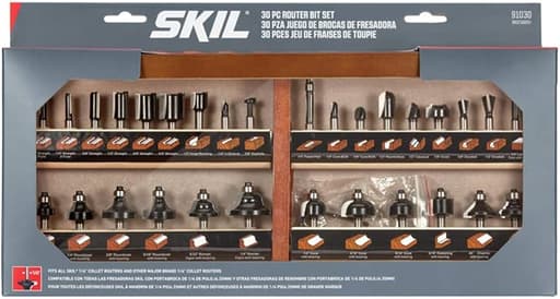 30-Piece Router Bit Set