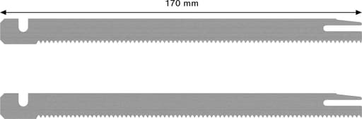 5" Foam Rubber Cutter Blades