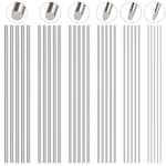 30 Pcs 6 Sizes 1mm, 1.5mm, 2mm, 2.5mm, 3mm, 4mm x Length 100mm (3.93 Inch) 304 Stainless Steel Round Rod, Metal Rod, Metal Solid Shaft Rods for Industry, Metal Working Hobbies and DIY Craft