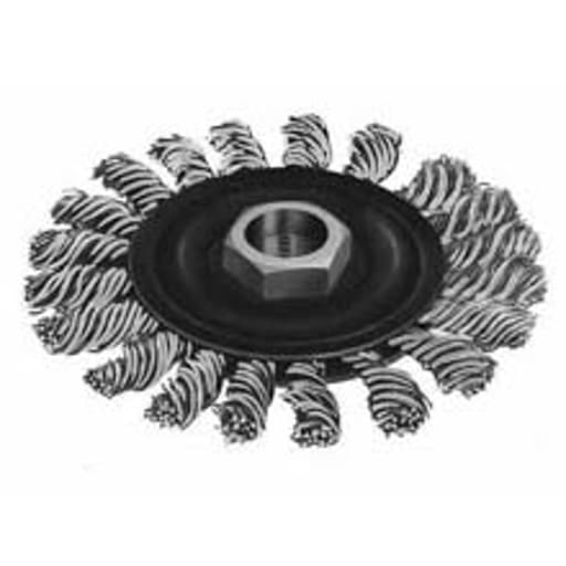 4" Full Cable Twist Knot Wheel