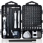 122 in 1 Precision Computer Screwdriver Kit, Laptop Screwdriver Sets with 101 Magnetic Drill Bits, Computer Accessories, Electronics Tool Kit Compatible for Tablet, PC, iPhone, PS4 Repair